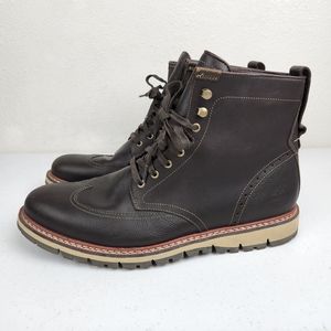 Timberland Earthkeepers Britton Hill Wingtip Boots 5445a Men's Size 13 Brown